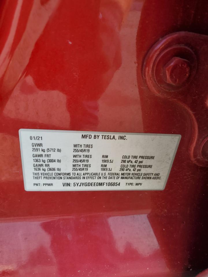 2021 TESLA MODEL Y