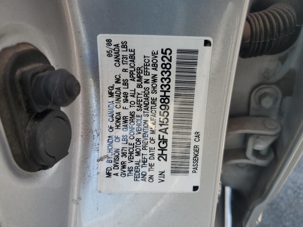 2008 HONDA CIVIC