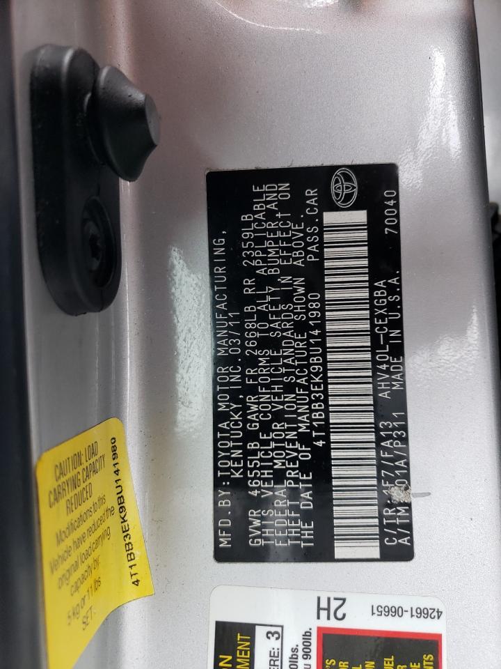 2011 TOYOTA CAMRY