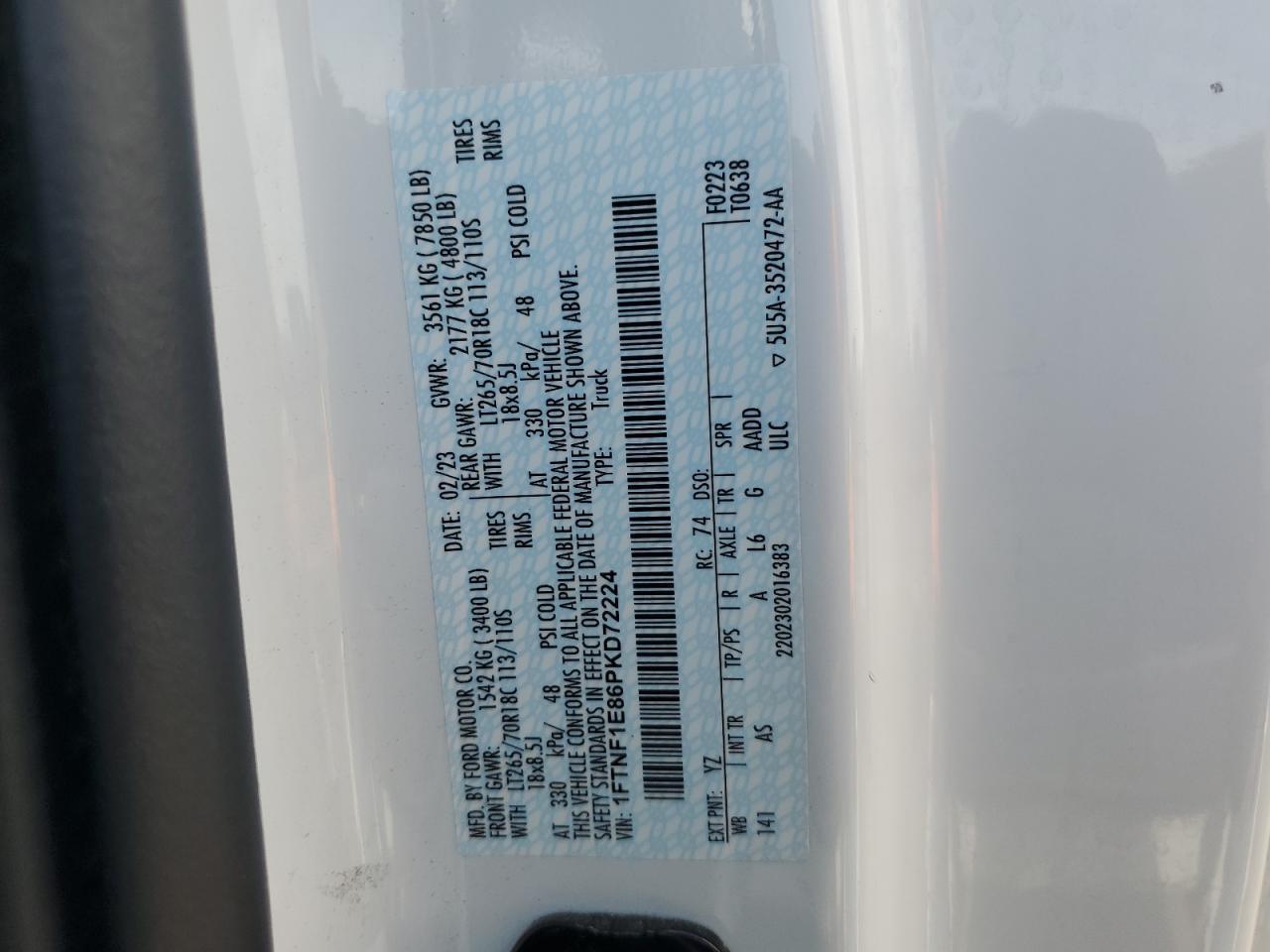 2023 FORD F-150