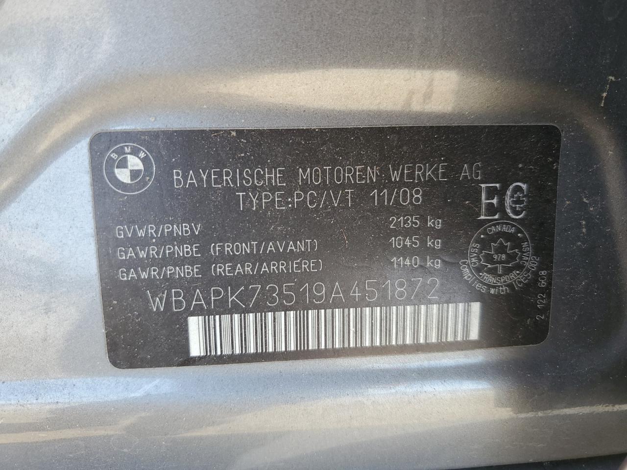 2009 BMW 3 SERIES