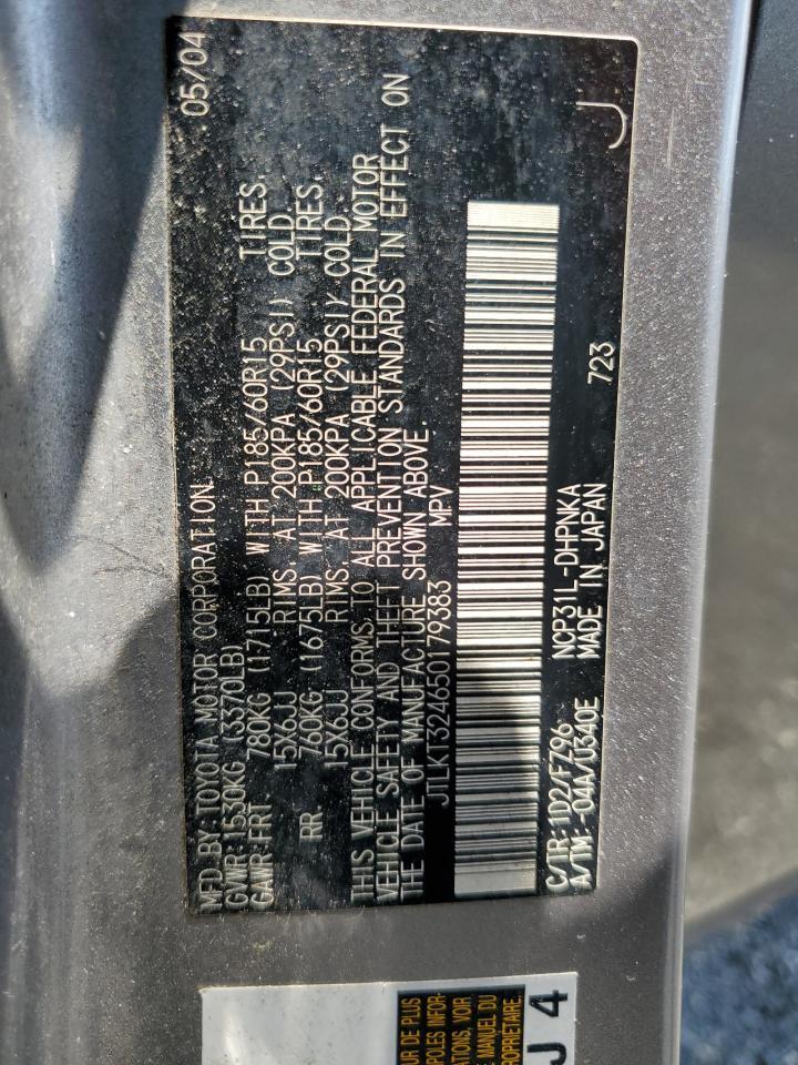 2005 TOYOTA SCION
