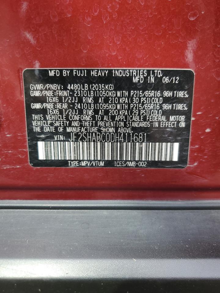 2013 SUBARU FORESTER