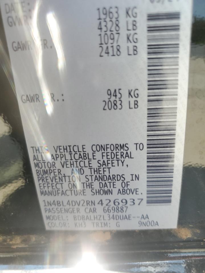 2024 NISSAN ALTIMA