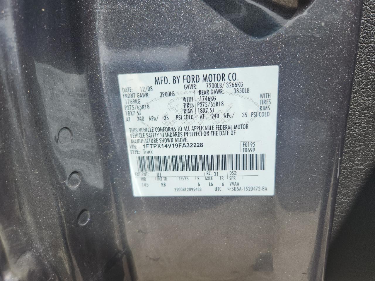 2009 FORD F-150