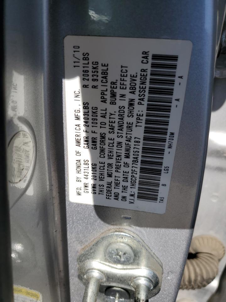 2011 HONDA ACCORD