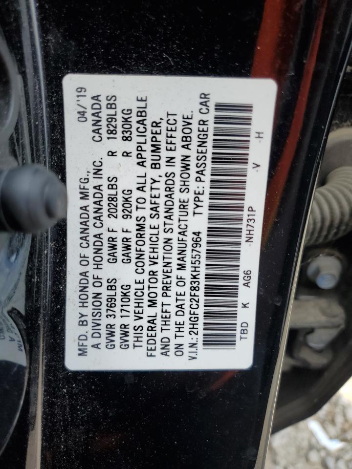 2019 HONDA CIVIC