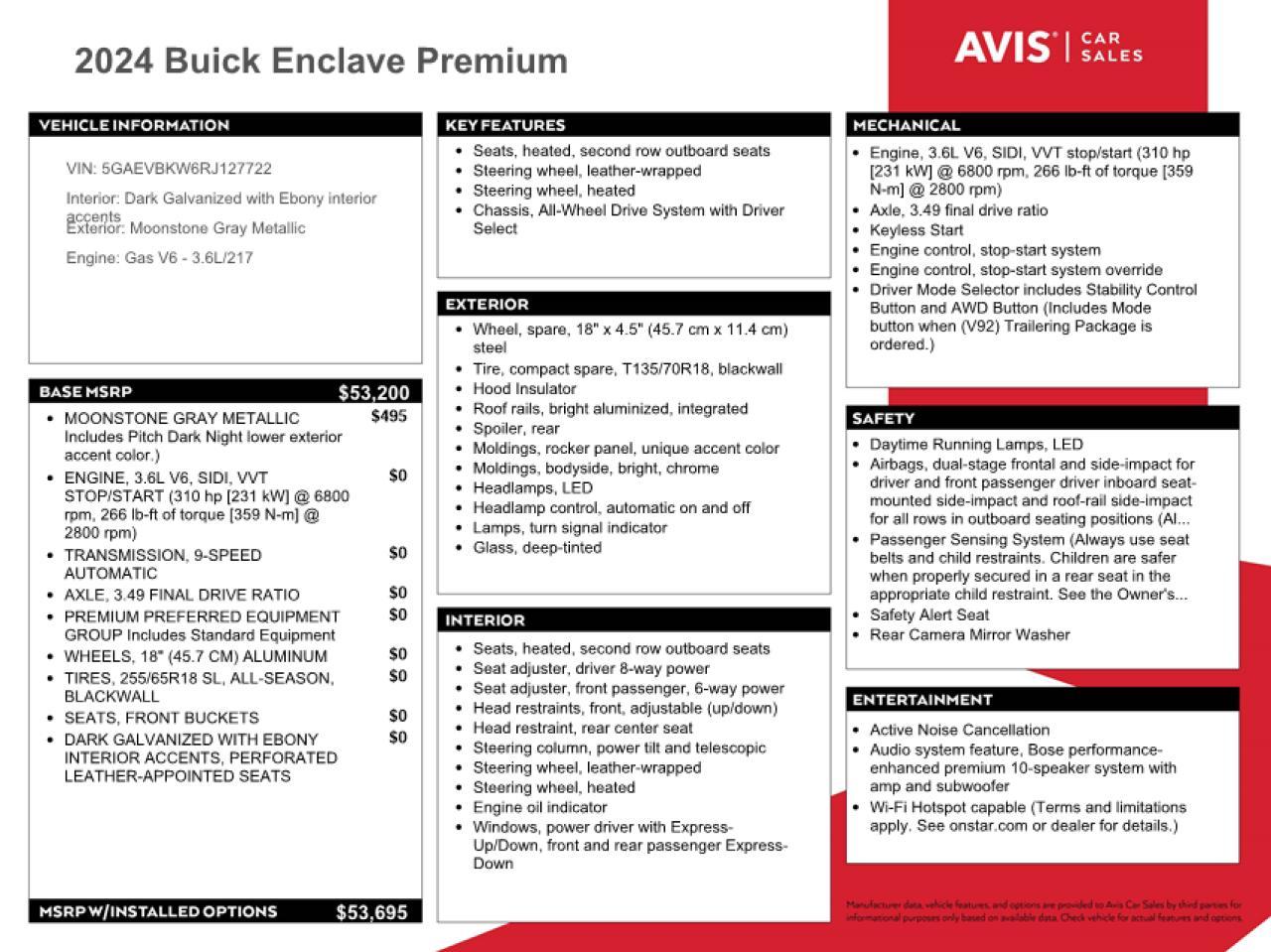 2024 BUICK ENCLAVE