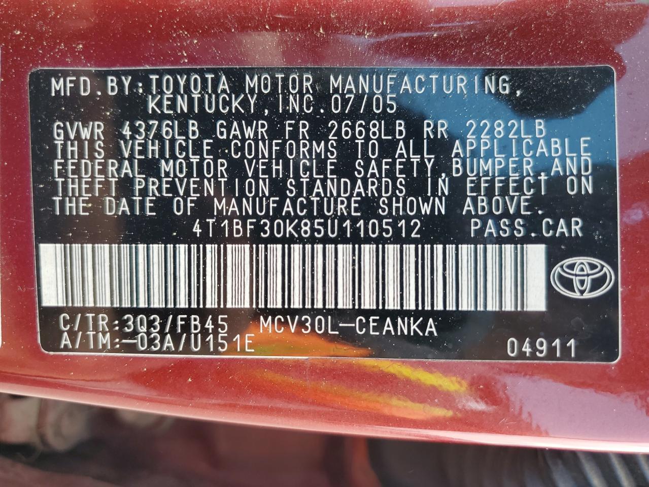 2005 TOYOTA CAMRY