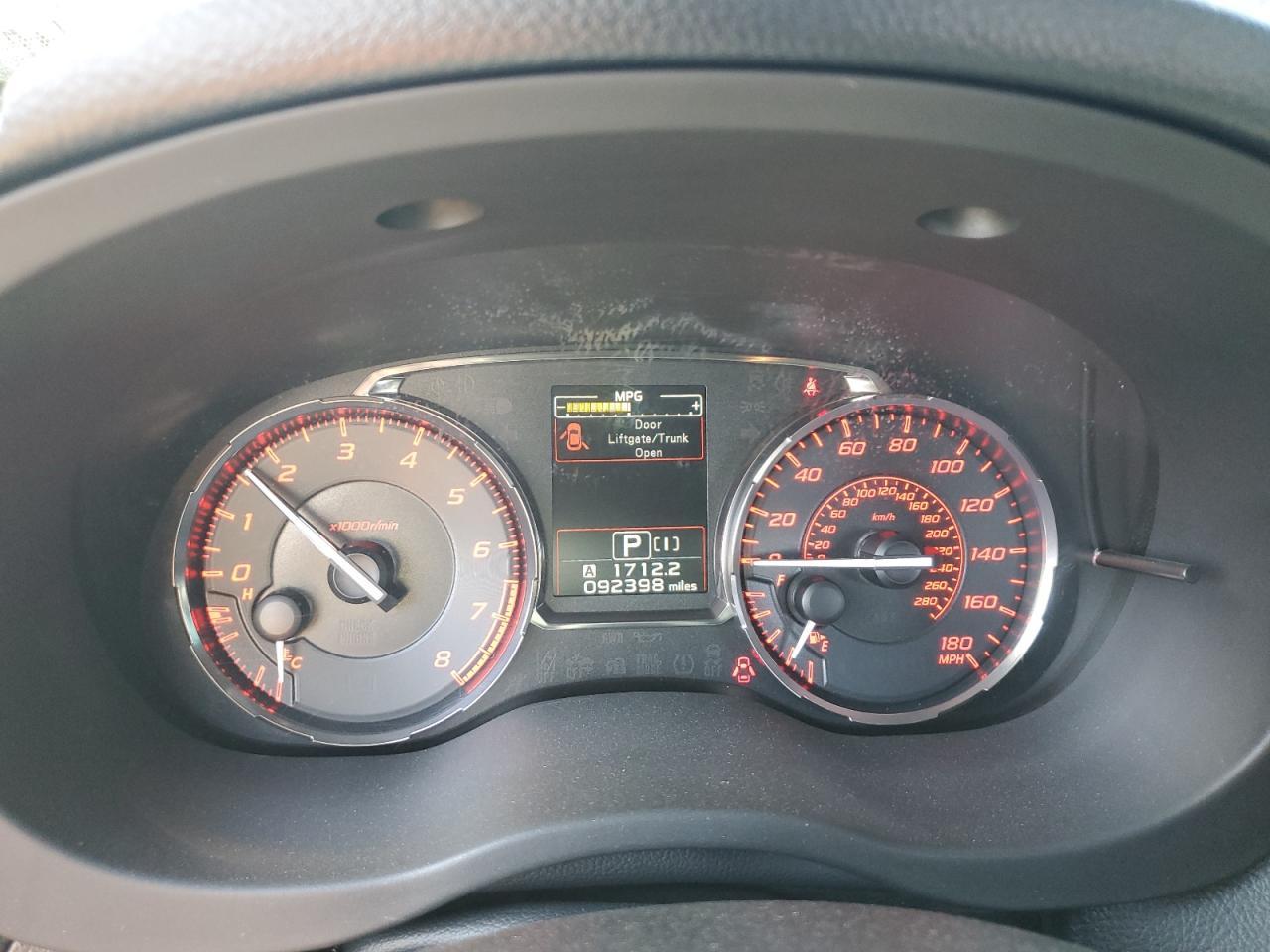 2015 SUBARU WRX