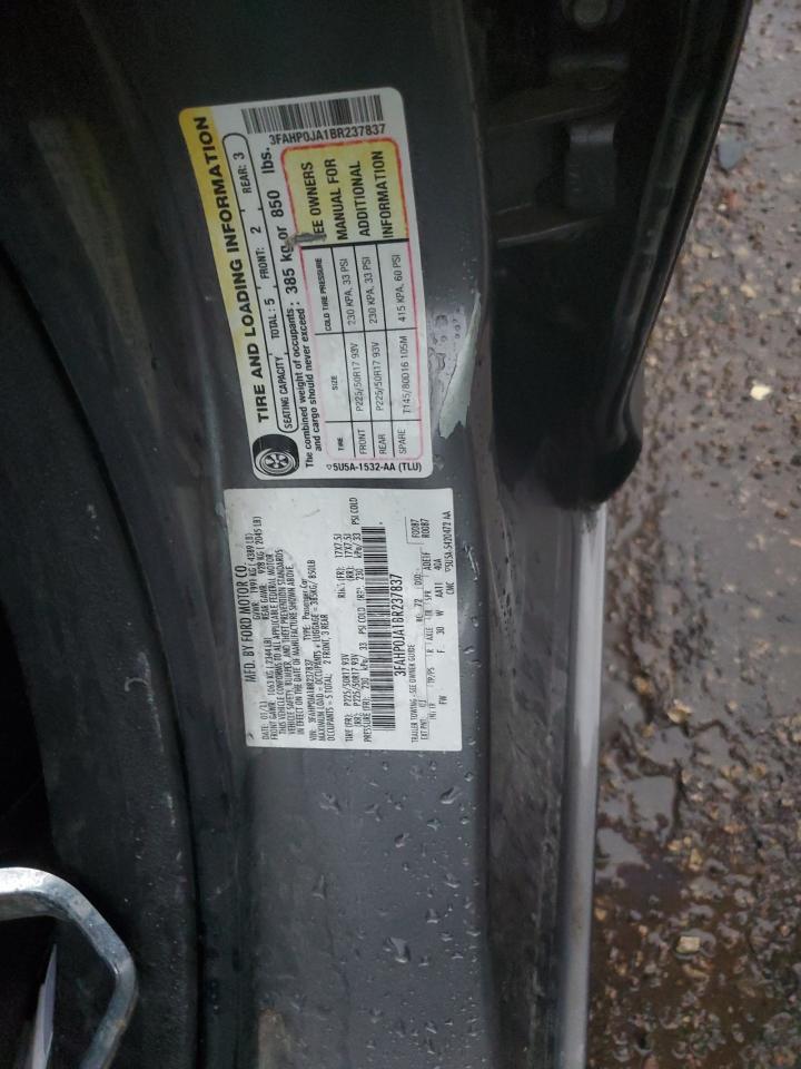 2011 FORD FUSION