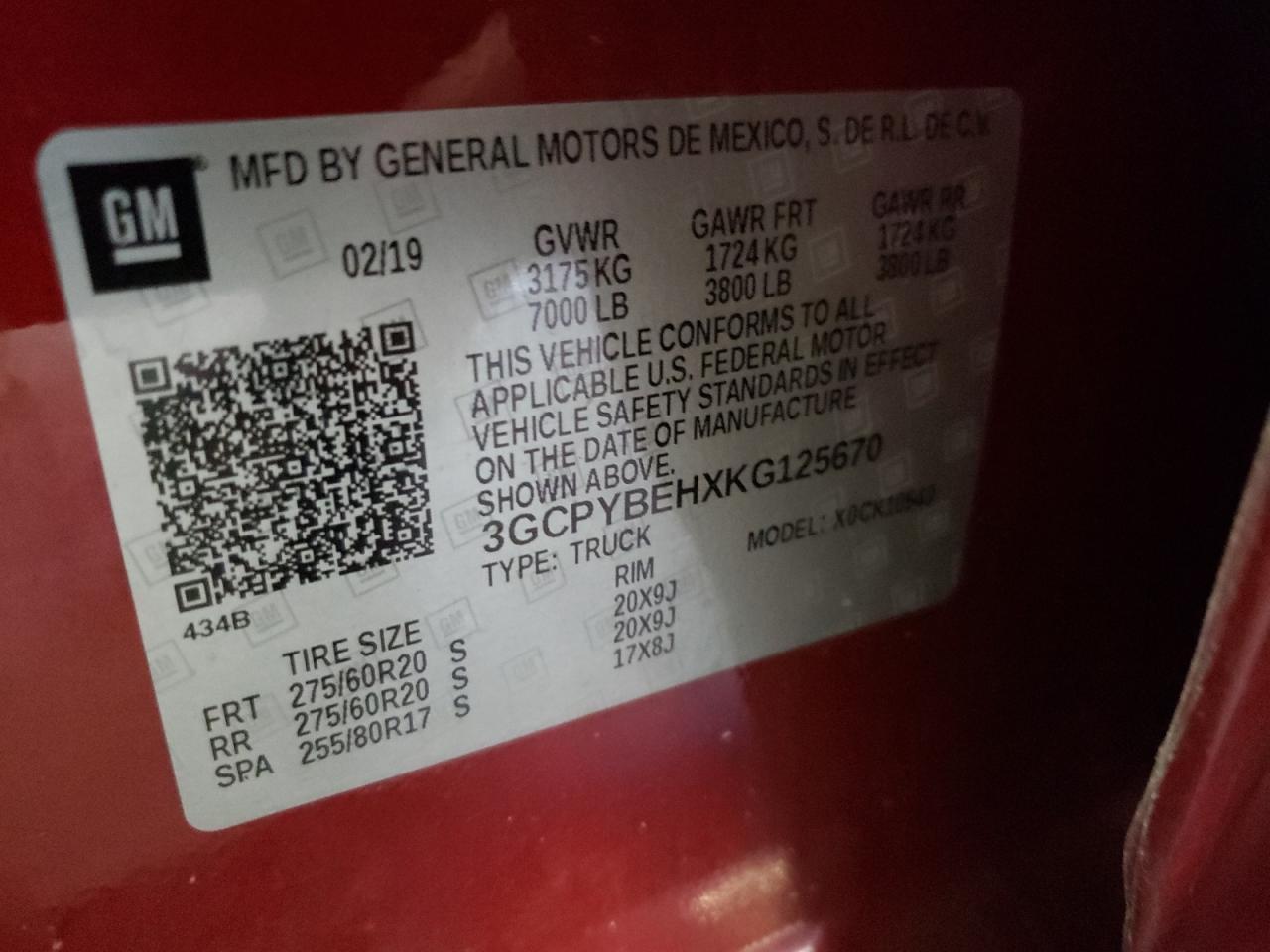 2019 CHEVROLET Silverado