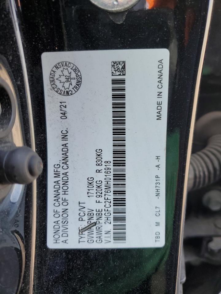2021 HONDA CIVIC