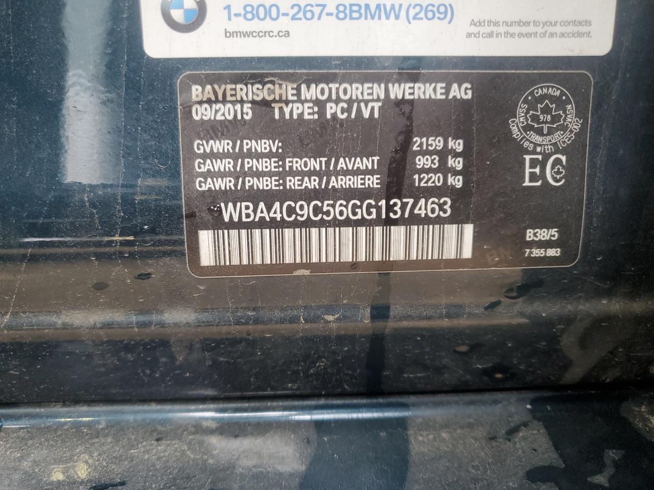 2016 BMW 4 Series