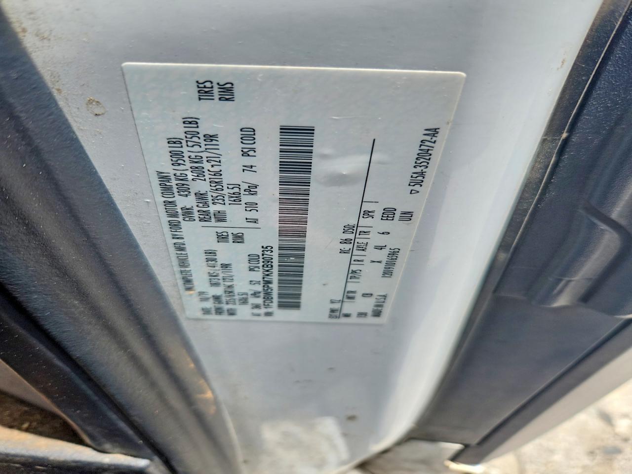 2019 FORD Transit