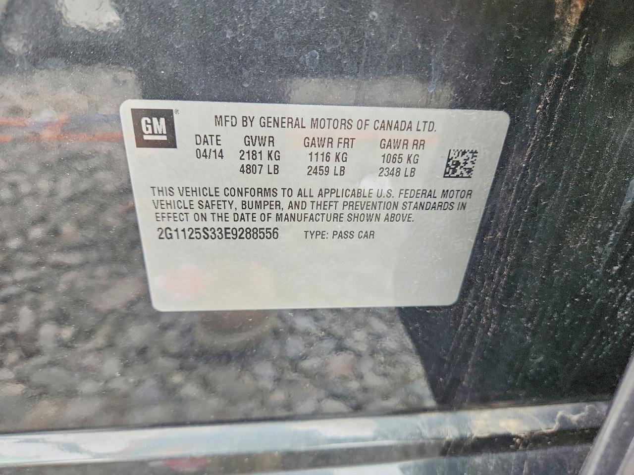 2014 CHEVROLET IMPALA
