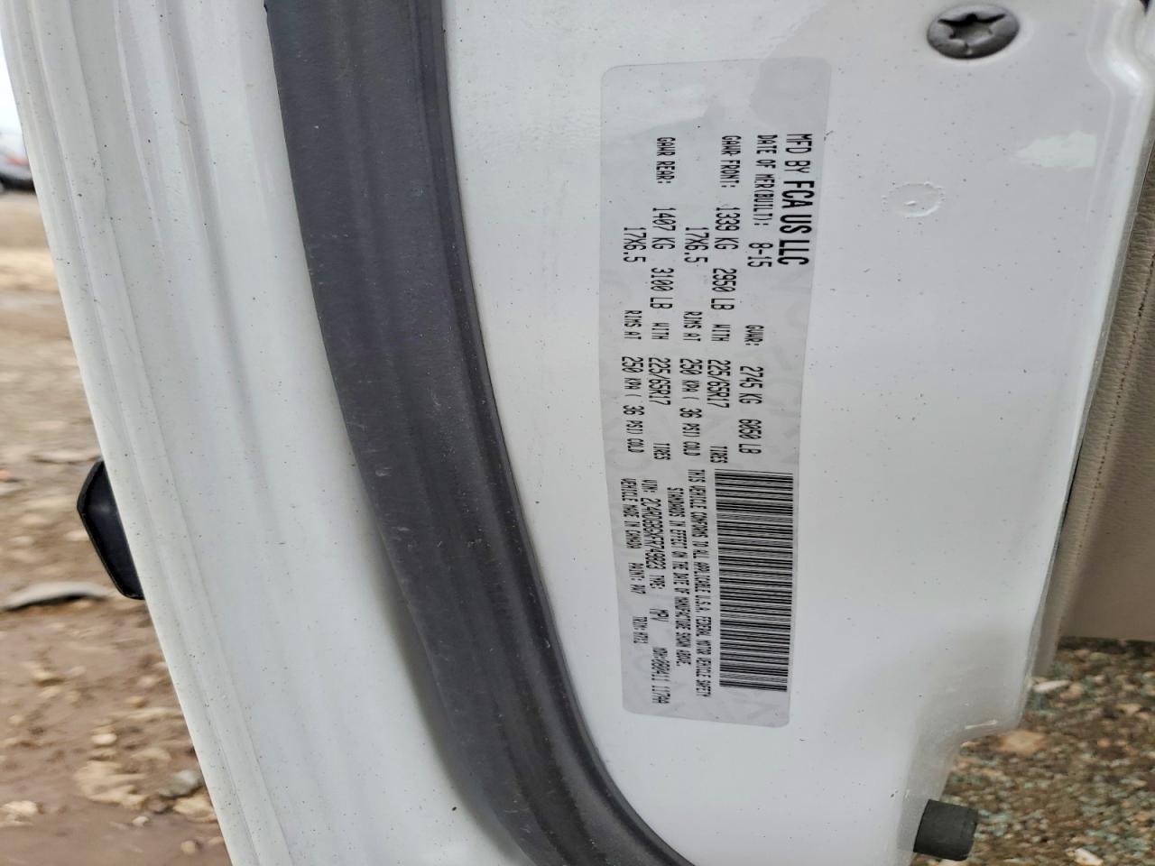 2015 DODGE GRAND CARAVAN