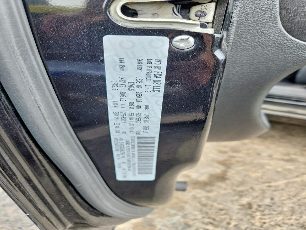 2017 DODGE GRAND CARAVAN
