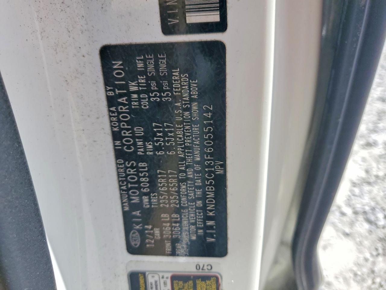 2015 KIA SEDONA