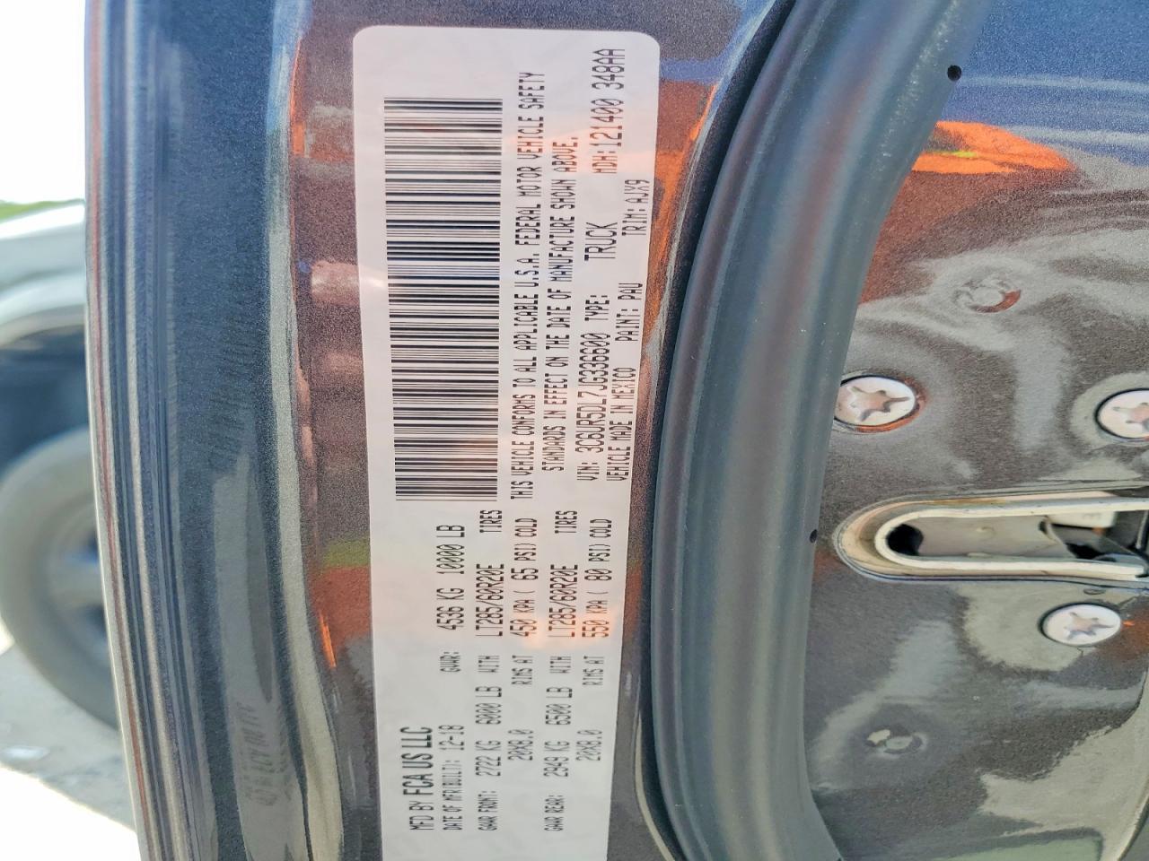 2018 RAM 2500