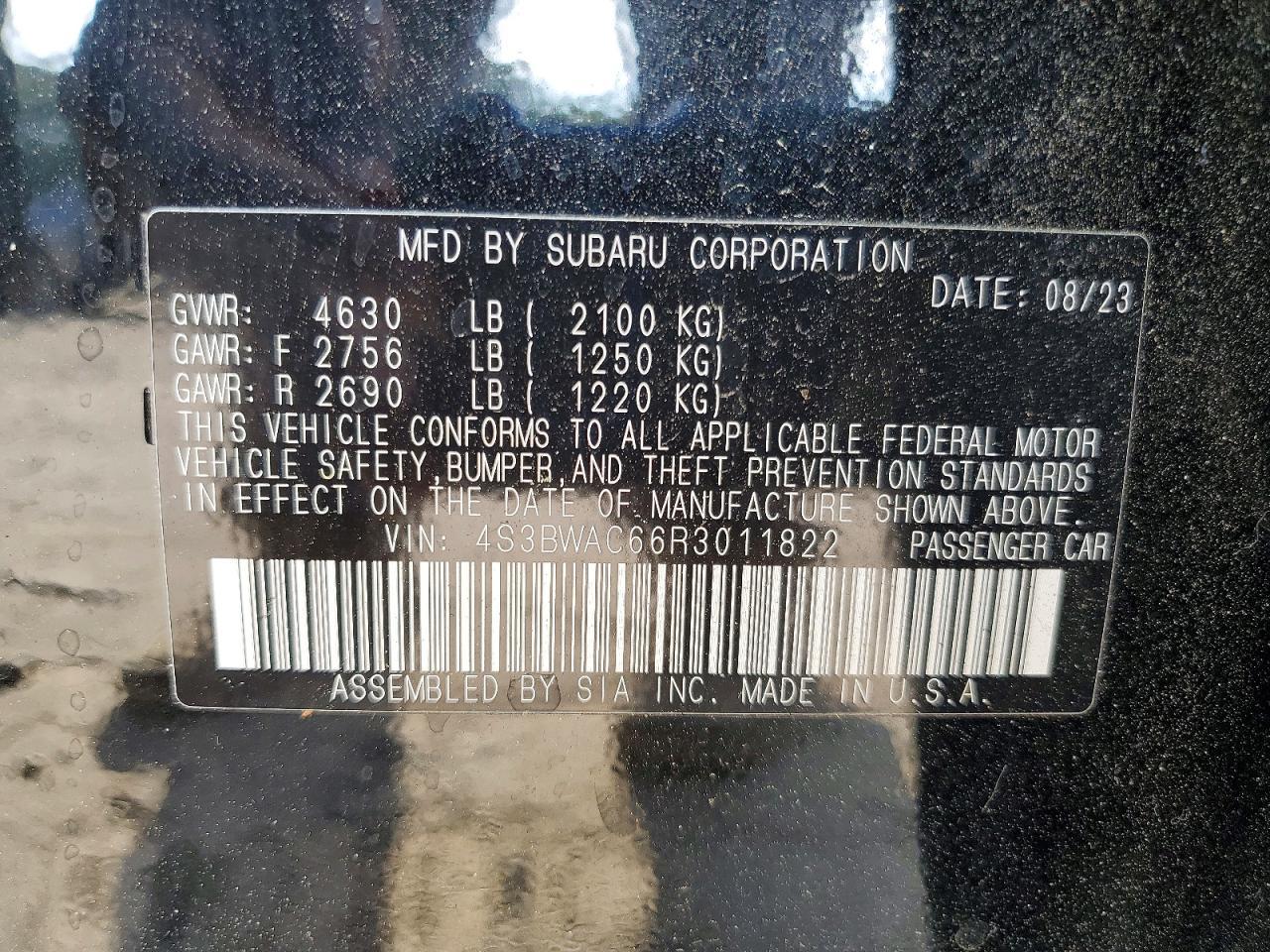 2024 SUBARU Legacy