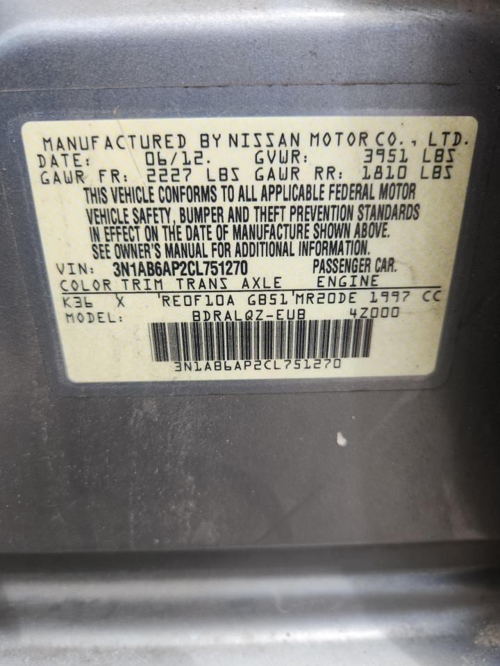 2012 NISSAN SENTRA