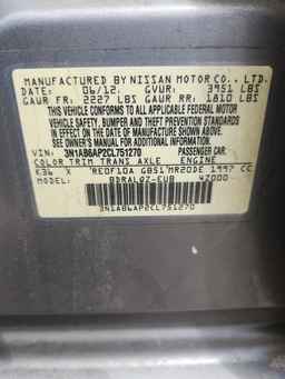 2012 NISSAN SENTRA
