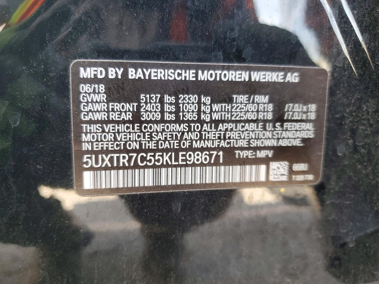 2019 BMW X3