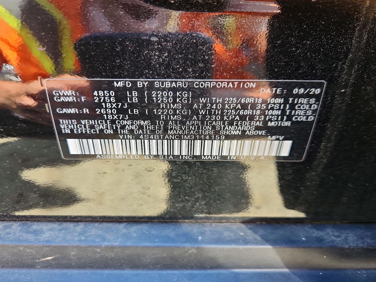 2021 SUBARU Outback