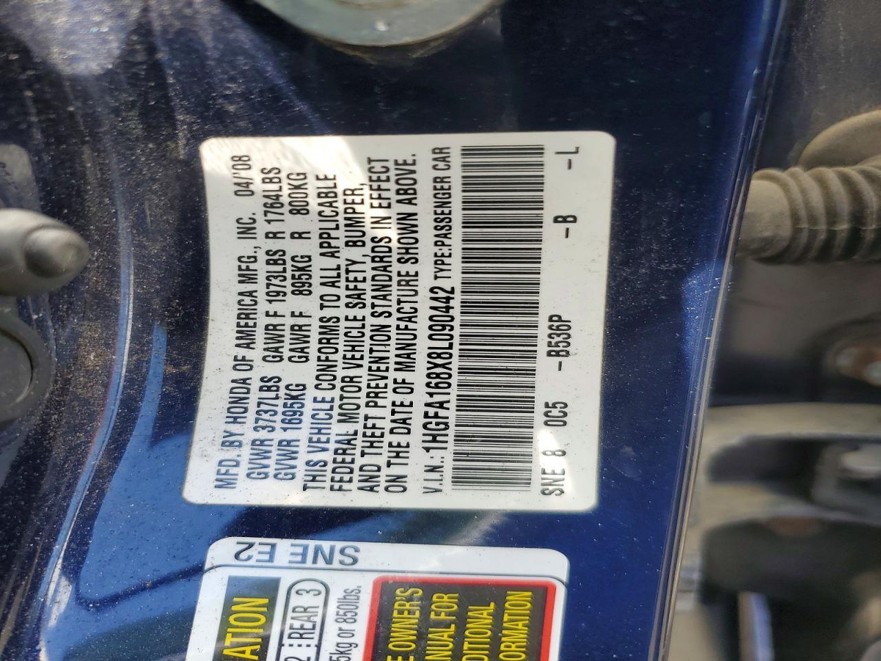 2008 HONDA CIVIC
