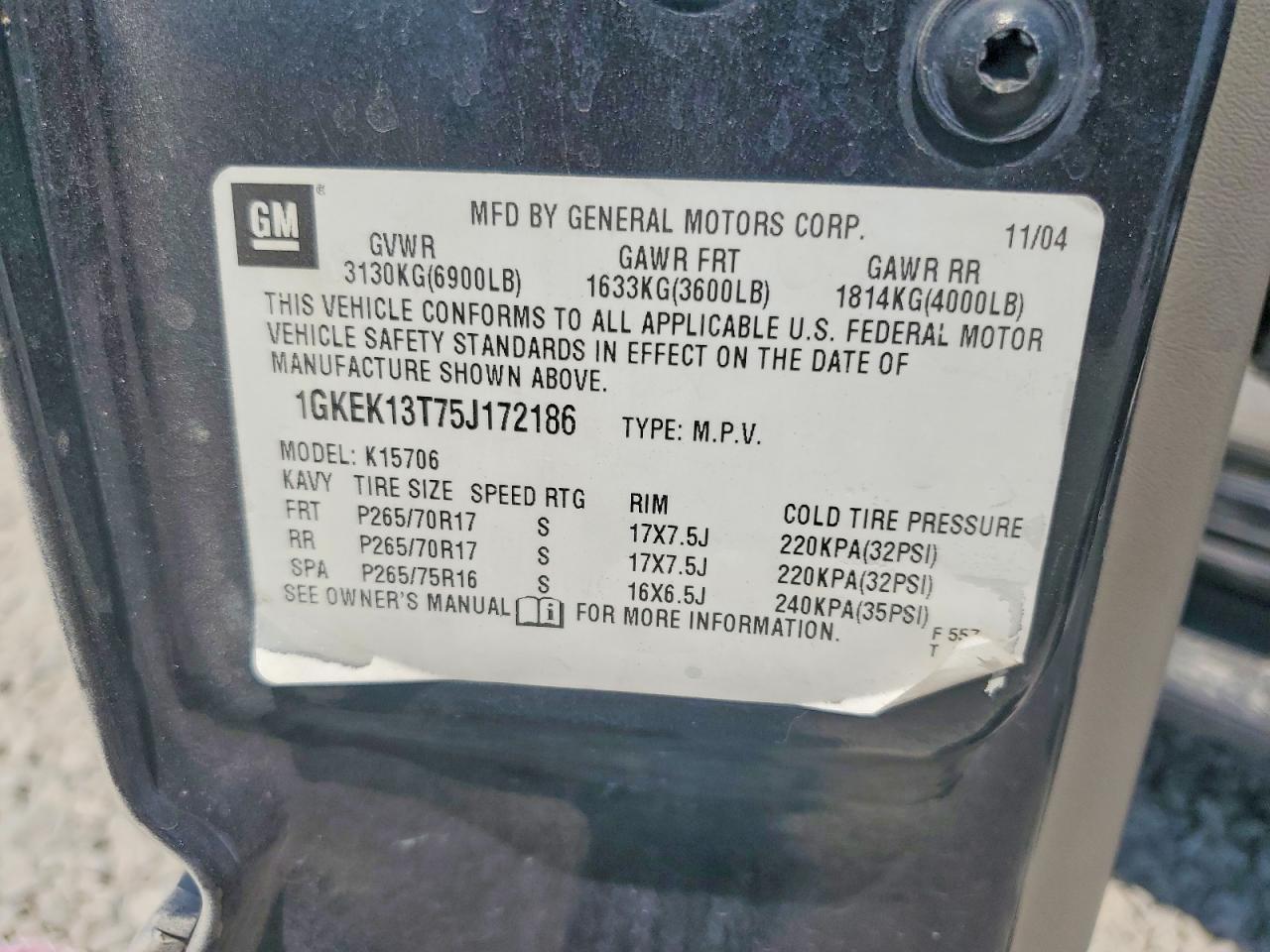 2005 GMC Yukon