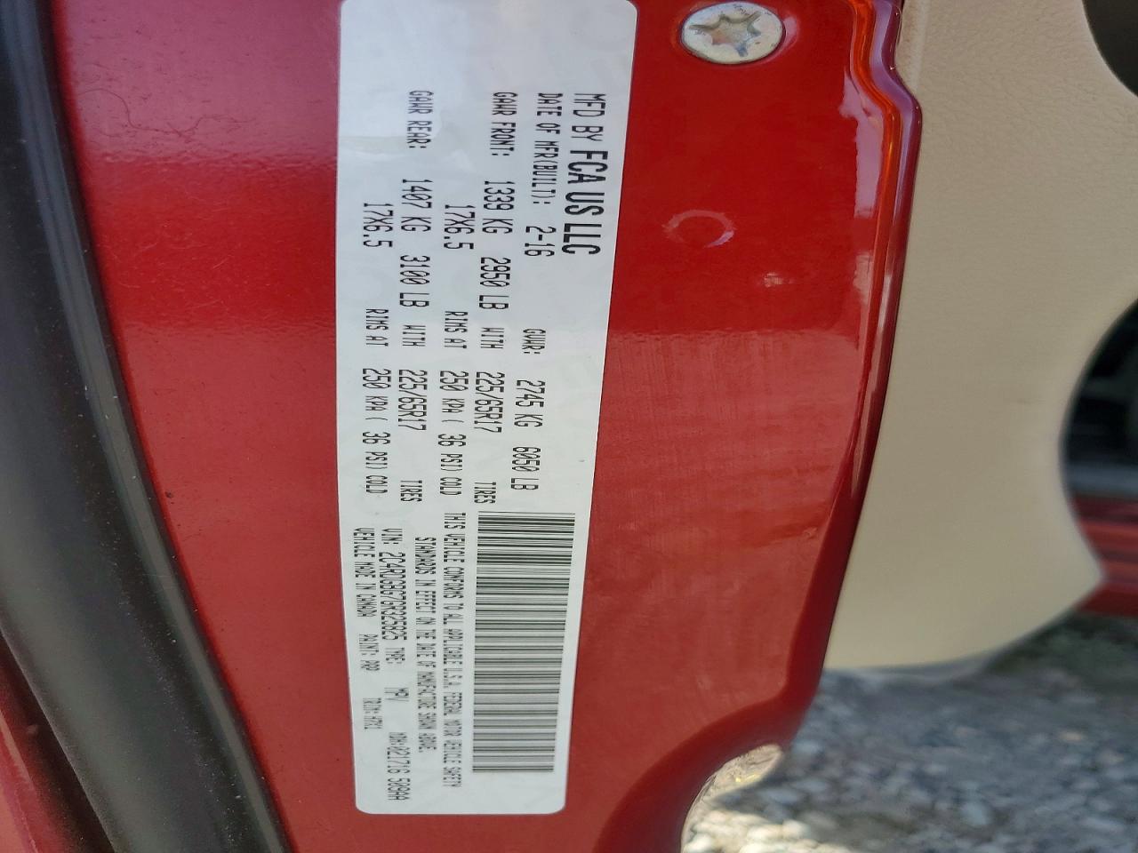 2016 DODGE GRAND CARAVAN