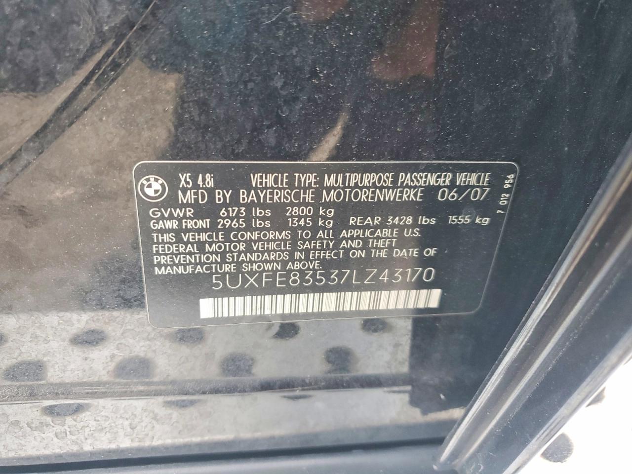 2007 BMW X5