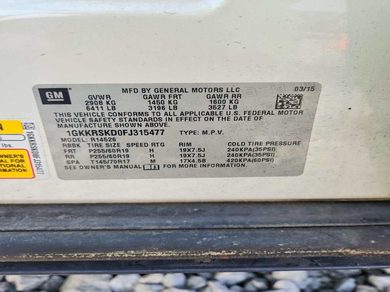 2015 GMC ACADIA
