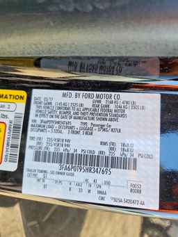 2017 FORD FUSION