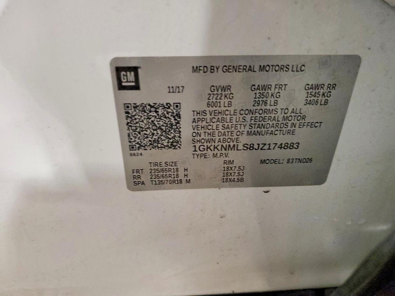 2018 GMC ACADIA