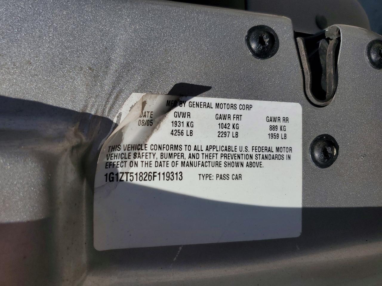 2006 CHEVROLET MALIBU