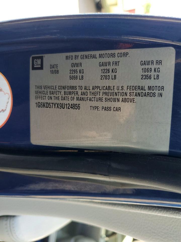 2009 CADILLAC DTS