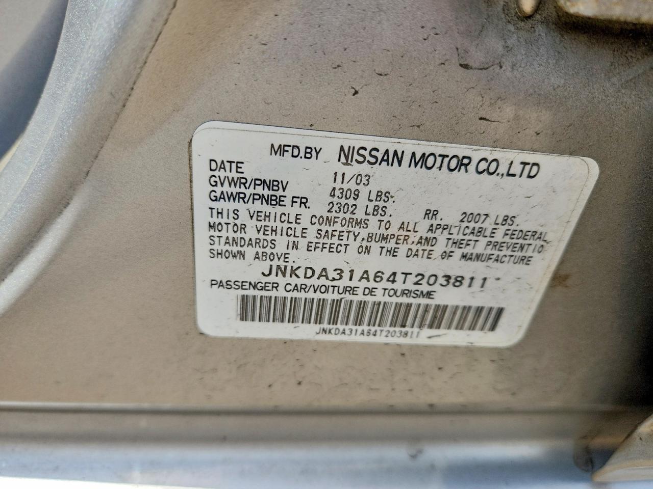 2004 INFINITI I35
