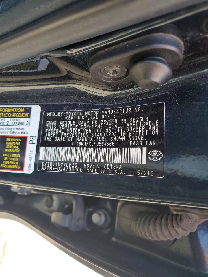 2015 TOYOTA CAMRY