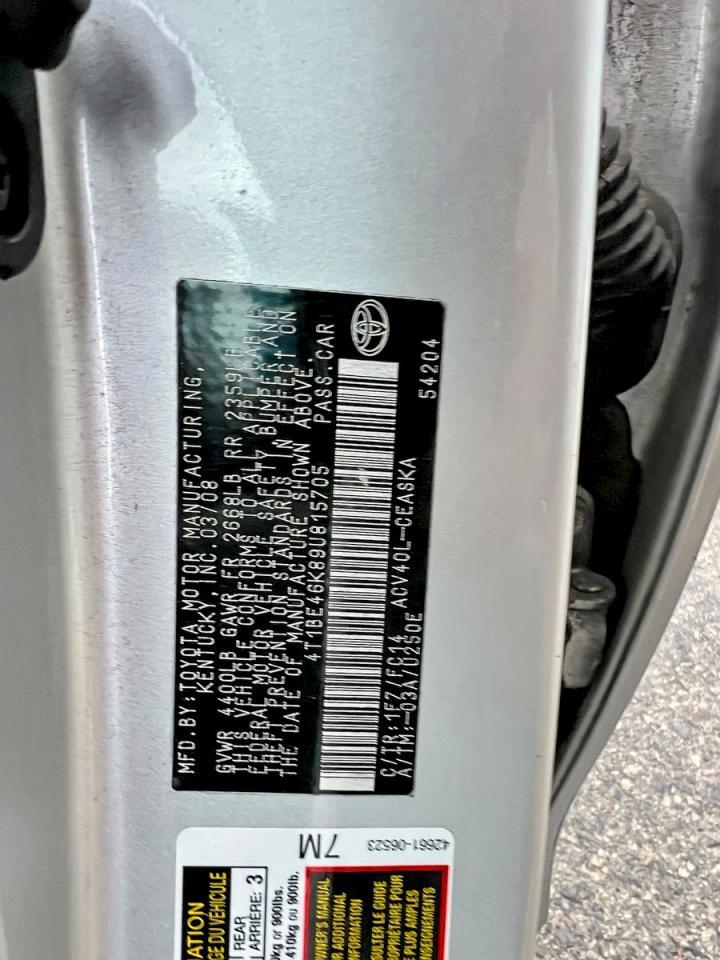 2009 TOYOTA CAMRY