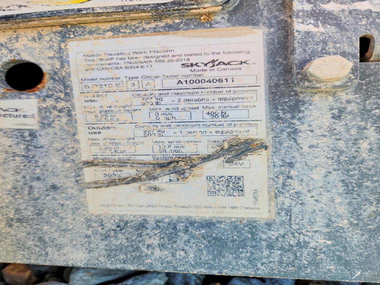 2023 SKYJACK Sj3219