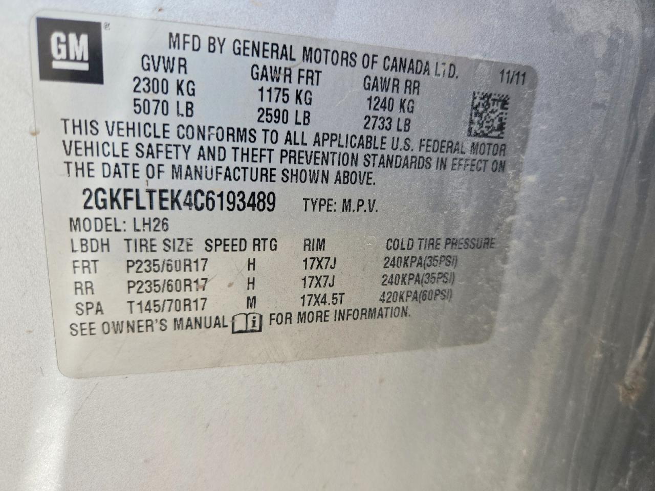 2012 GMC Terrain