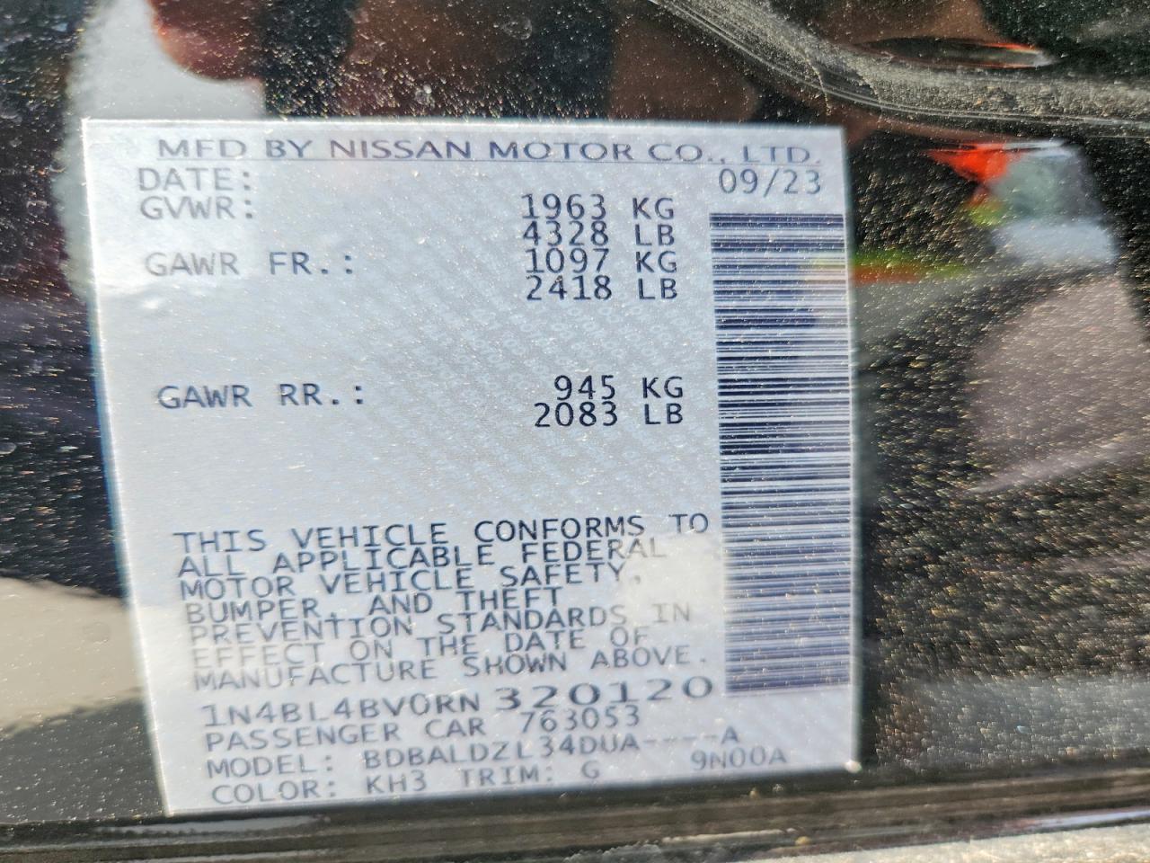 2024 NISSAN ALTIMA