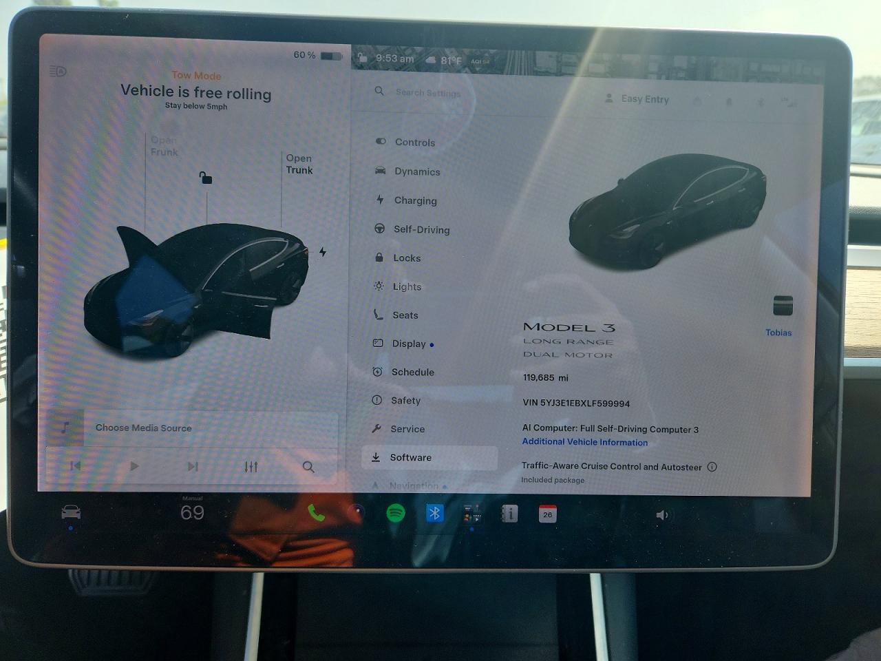 2020 TESLA MODEL 3