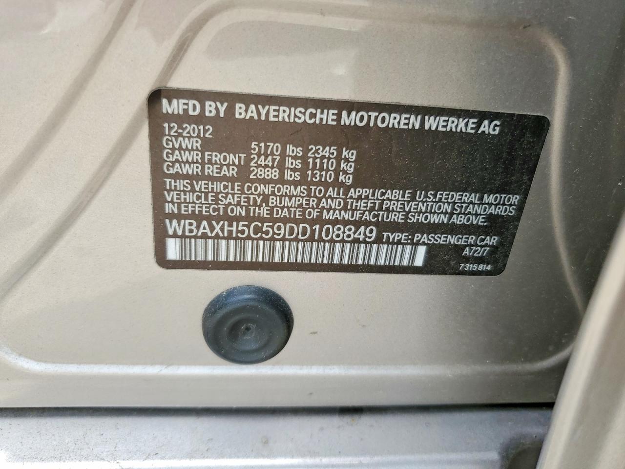 2013 BMW 5 series