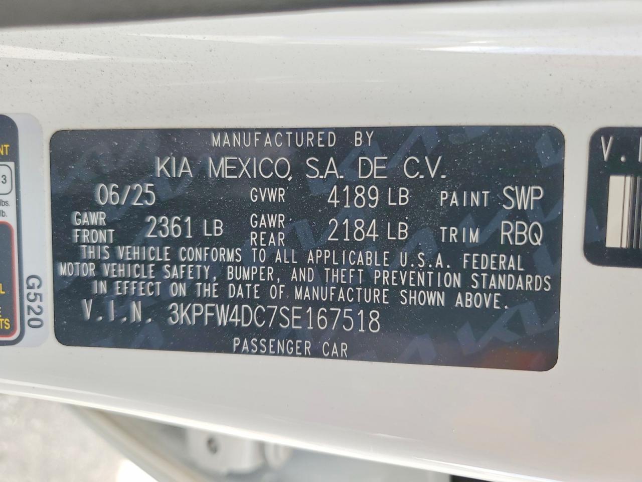 2025 KIA K4