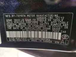2013 TOYOTA COROLLA