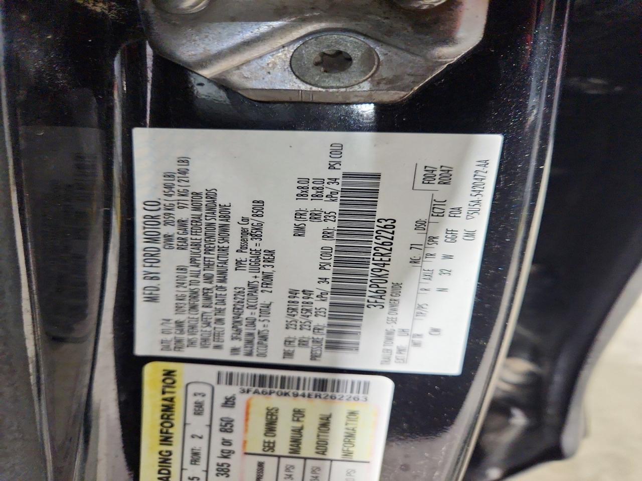 2014 FORD FUSION