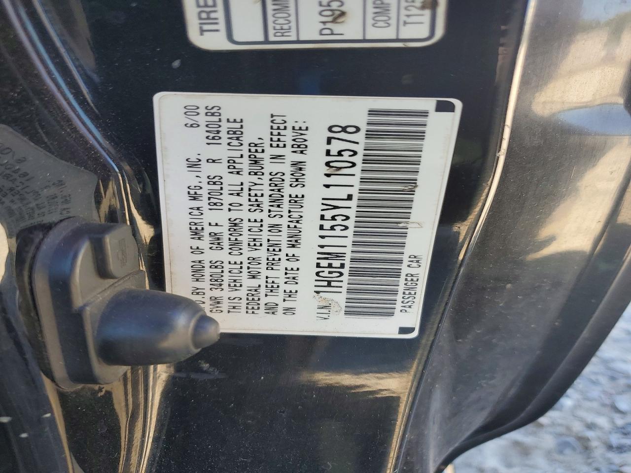 2000 HONDA CIVIC